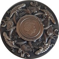 Niue 5 Dollars 2020 - Hektor von Troja - 2 oz Silber High Relief Antik Finish