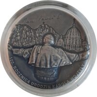 Kamerun 3.000 Francs 2020 - 100. Geburtstag von Karol Wojtyla - Silber Antik Finish