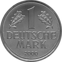 J.385 Deutschland 1 Deutsche Mark 1950 - 2001 Kursmünze