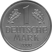 J.385 Deutschland 1 Deutsche Mark 1950 - 2001 Kursmünze
