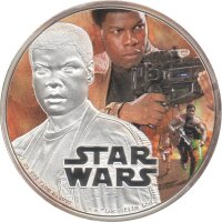 Niue 2 Dollars 2016 - Star Wars "Finn" - 1 oz Silber PP teilcoloriert
