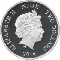 Niue 2 Dollars 2016 - Star Wars "Finn" - 1 oz Silber PP teilcoloriert