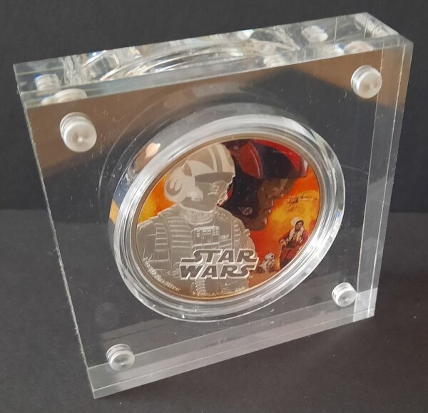 Niue 2 Dollars 2016 - Star Wars "Poe Dameron" - 1 oz Silber PP teilcoloriert