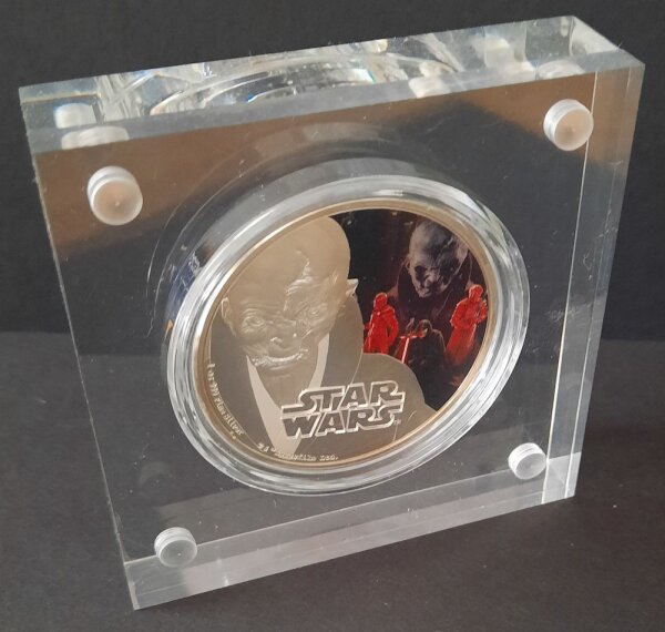 Niue 2 Dollars 2017 - Star Wars "Supreme Leader Snoke" - 1 oz Silber PP teilcoloriert