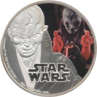 Niue 2 Dollars 2017 - Star Wars "Supreme Leader Snoke" - 1 oz Silber PP teilcoloriert