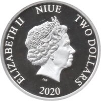 Niue 2 Dollars 2020 - DC Comics "The Penguin" - 1 oz Silber PP teilcoloriert