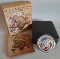 Australien 1 Dollar 2014 - Megalania - 1 oz Silber PP...