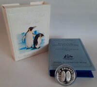 Australien 10 Dollar 1992 - Kaiserpinguine - 1 oz Silber PP