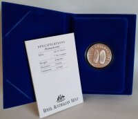 Australien 10 Dollar 1992 - Kaiserpinguine - Silber PP