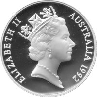 Australien 10 Dollar 1992 - Kaiserpinguine - Silber PP