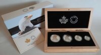 Kanada Weißkopfseeadler 2015 Proof Set - 1 oz - 1/2...