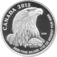 Kanada Weißkopfseeadler 2015 Proof Set - 1 oz - 1/2 oz - 1/4 oz - 1/10 oz Silber