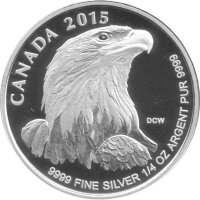 Kanada Weißkopfseeadler 2015 Proof Set - 1 oz - 1/2 oz - 1/4 oz - 1/10 oz Silber