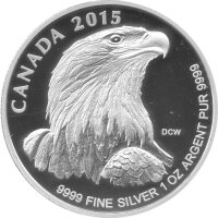 Kanada Weißkopfseeadler 2015 Proof Set - 1 oz - 1/2 oz - 1/4 oz - 1/10 oz Silber