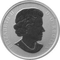 Kanada 25 Cents 2013 - Dinosaurier "Quetzalcoatl" - Ku-Ni  teilcoloriert