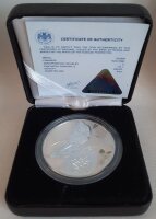 Russland 3 Rubel 2014  - XXII. Olympische Winterspiele 2014 in Sotschi "Abfahrtslauf" - Silber PP