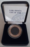 Lettland 1 Lats 2004 - Münze der Zeit - Silber-Niob