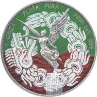 Mexiko Libertad 2018 1 oz Silber - coloriert