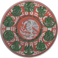 Mexiko Libertad 2018 1 oz Silber - coloriert