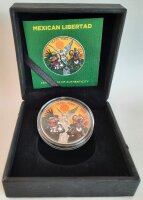 Mexiko Libertad 2018 1 oz Silber - coloriert