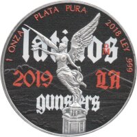 Mexiko Libertad 2019 1 oz Silber - coloriert