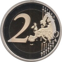 Monaco 2 Euro 2010 "Albert II. Kursmünze" PP
