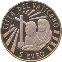 Vatikan 5 Euro 2019 - 34. Weltjugendtag in Panama - BiMetall PP