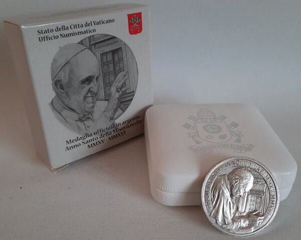Vatikan Medaille 2016 - Heiliges Jahr der Barmherzigkeit - Silber