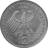 J.459 Deutschland 2 Deutsche Mark 1994 - 2001 Willy Brandt