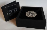 Australien Lunar III 2020 Jahr der Maus 2 oz Silber - Antik Finish