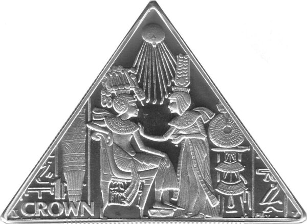 Isle of Man 1 Crown 2008 - Zeitalter der Pharaonen "Tutanchamun" - Silber PP