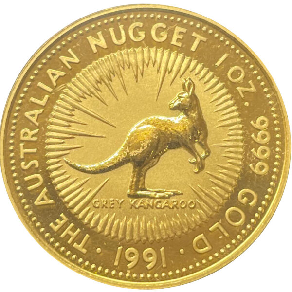 Australien Känguru 1991 2 oz Gold