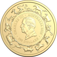 Australien RAM Lunar 2025 6. Ausgabe Jahr der Schlange 1 oz Gold