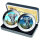 Somalia Elefant 2025 "Day and Night Edition" 2 x 1 oz Silber teilcoloriert