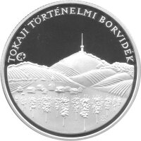 Ungarn 5.000 Forint 2008 - Weinregion Tokaj - Silber PP