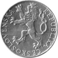 Tschechoslowakei 50 Kronen 1948 - 3. Jahrestag des Prager Aufstandes - Silber