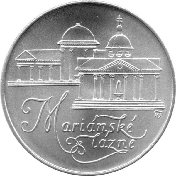 Tschechoslowakei 50 Kronen 1991 - Marienbad - Silber