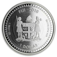 Fiji Pacific Dollar 2018 1 oz Silber