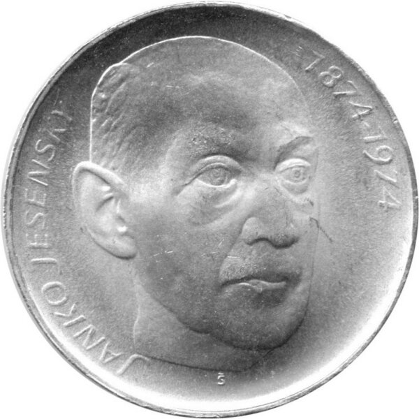 Tschechoslowakei 50 Kronen 1974 - 100. Geburtstag von Janko Jesenský - Silber
