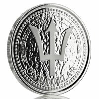 Barbados Trident - Dreizack 2018 1 oz Silber