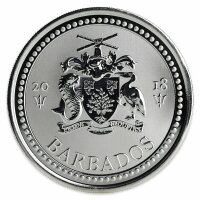 Barbados Trident - Dreizack 2018 1 oz Silber