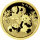 China Panda 2025 1 Gramm Gold - Original-Folie