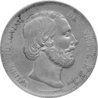 Niederlande 2,5 Gulden 1871 - König Willem III. -...