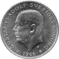 Schweden 5 Kronen 1966 - 100 Jahre...