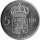 Schweden 5 Kronen 1971 - Gustav VI. Adolf - Silber
