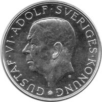 Schweden 10 Kronen 1972 - 90. Geburtstag von König...