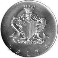 Malta 1 Lira 1972 - Manwel Dimech - Silber