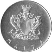 Malta 2 Lira 1974 - Francesco Abela - Silber