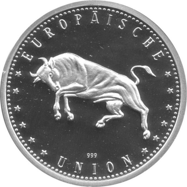 Deutschland Medaille - Europäisches Parlament - Silber PP