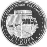 Deutschland Medaille - Europäisches Parlament - Silber PP